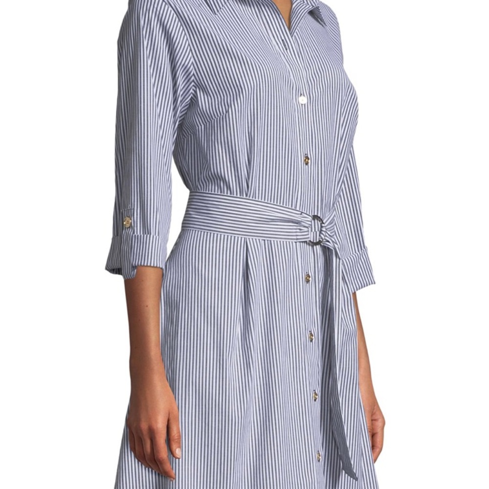 Michael Kors Striped Shirt Dress